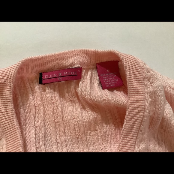 Newport CC Golf Vest, 100% Mercerized Pima Cotton, Size M - Picture 4 of 5